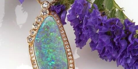 necklace-opal opal necklace