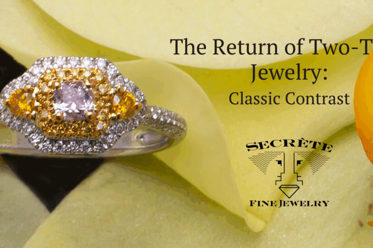 two tone engagement ring, 2 tone engagement rings, two tone engagement rings, vintage diamond engagement rings, mixed metal jewelry, custom engagement rings, handmade engagement rings, platinum and gold ring, rose gold engagement ring, unique engagement rings, engagement rings Washington DC, engagement rings Bethesda