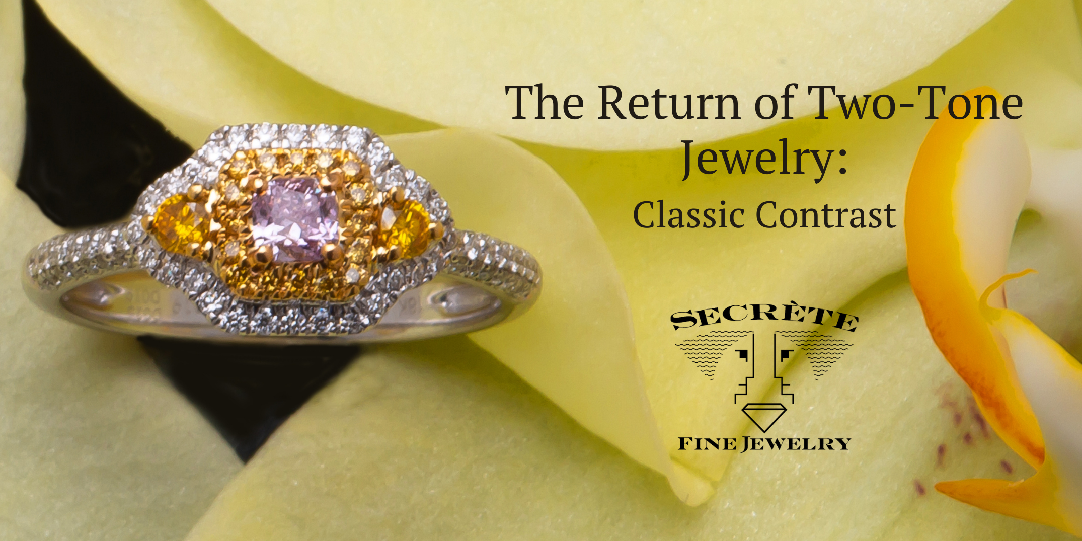 two tone jewelry two tone engagement ring, 2 tone engagement rings, two tone engagement rings, vintage diamond engagement rings, mixed metal jewelry, custom engagement rings, handmade engagement rings, platinum and gold ring, rose gold engagement ring, unique engagement rings, engagement rings Washington DC, engagement rings Bethesda